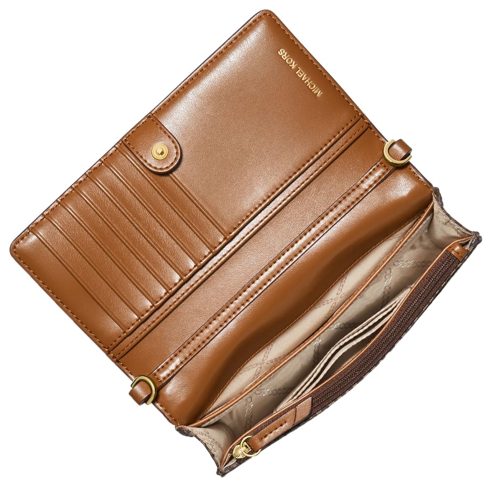 Bolsa Tiracolo Michael Kors Jet Set Small Phone Brown/acorn