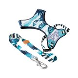 Peitoral com Guia Toh Neoprene Noronha para Cães - Tamanho PP