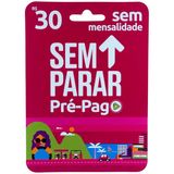 Tag Sem Parar 30 Reais Pré-pago E Sem Mensalidades