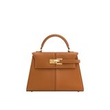 Bolsa Feminina Jw Pei Elise Top Handle Umber Large Em Couro Vegano