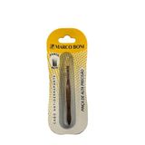 Mb 6118b Pinça 90mm Dourada Ponta Reta