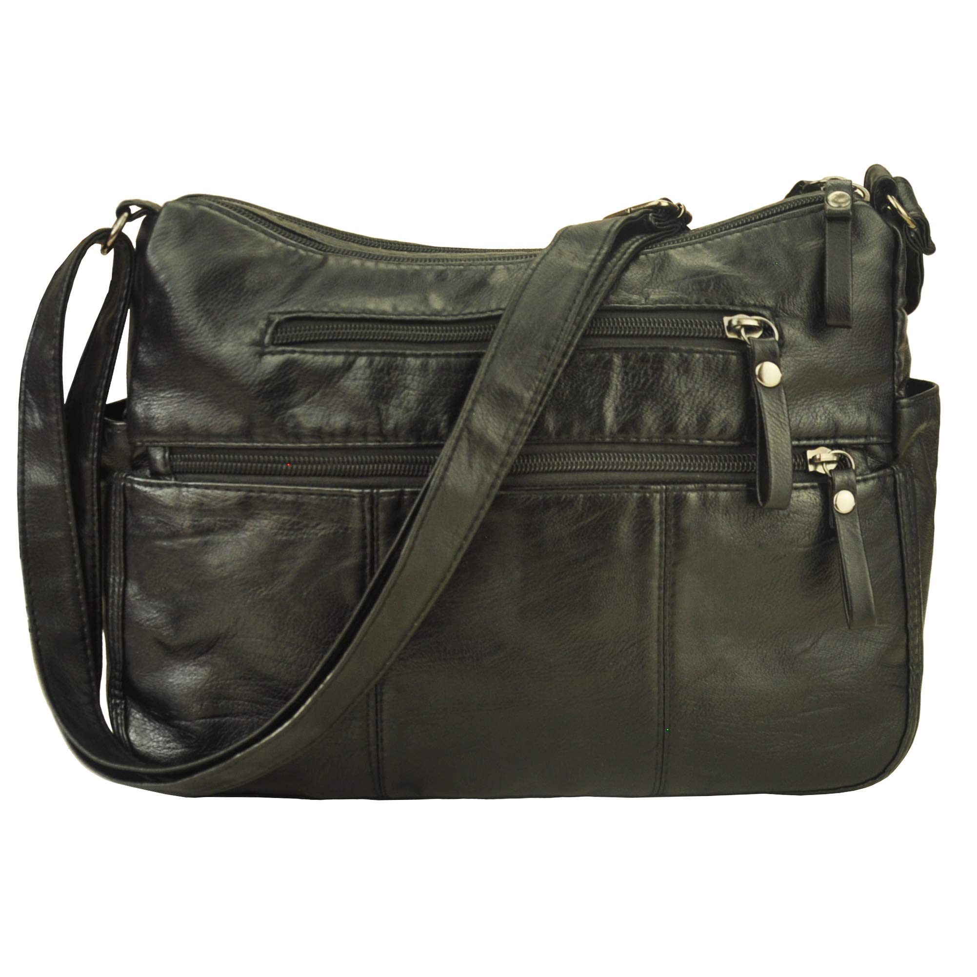 Bolsa De Ombro Volganik Rock Bolsas Para Mulheres De Couro Macio