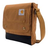 Bolsa Tiracolo Carhartt Durable Brown Com Capa Para Laptop De 15 Polegadas