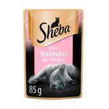 Ração Úmida Sheba Sachet para Gatos Adultos Sabor Salmão 85g