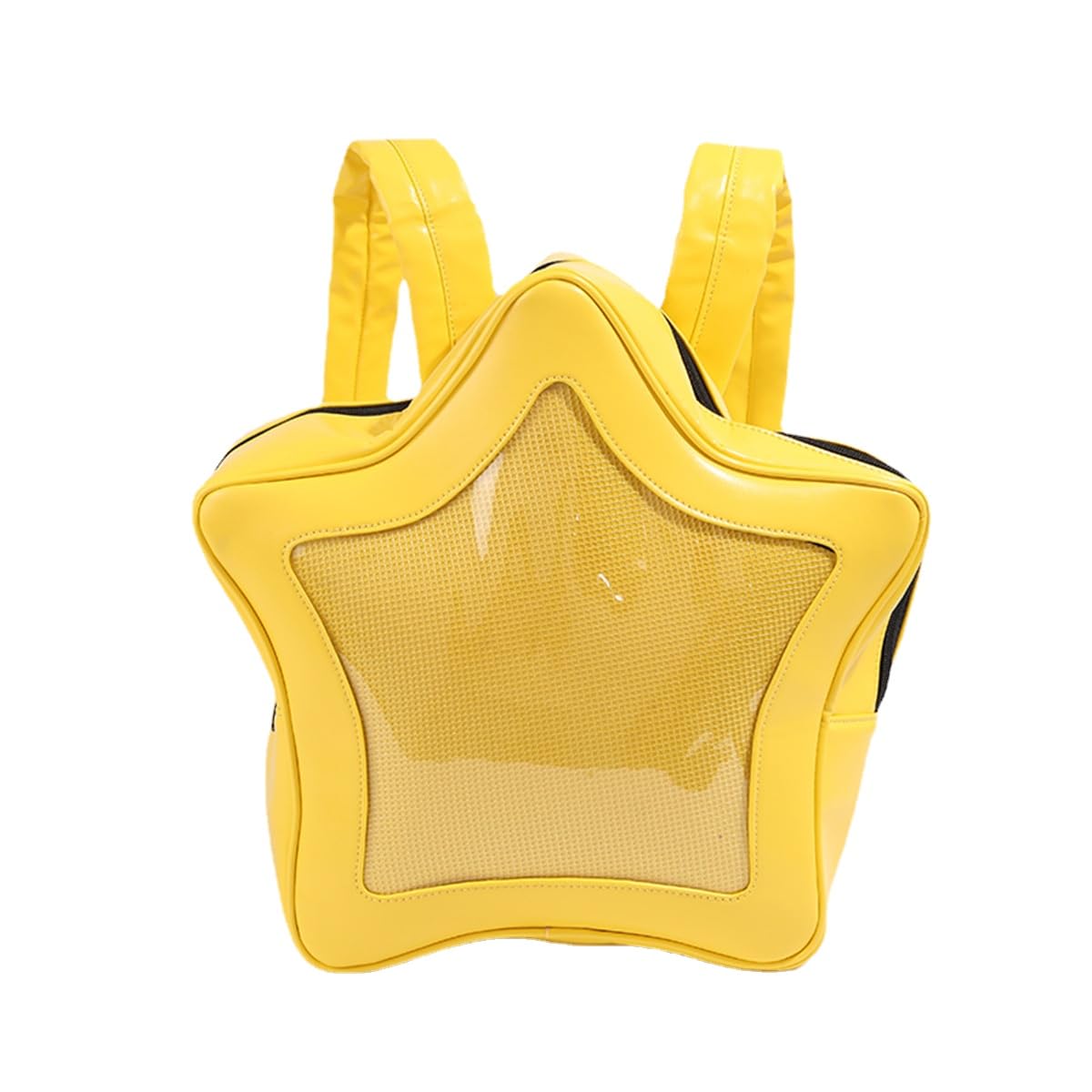 Mochila Vobomo Yellow Star Kawaii De Couro Pu Ita Bag Y2k
