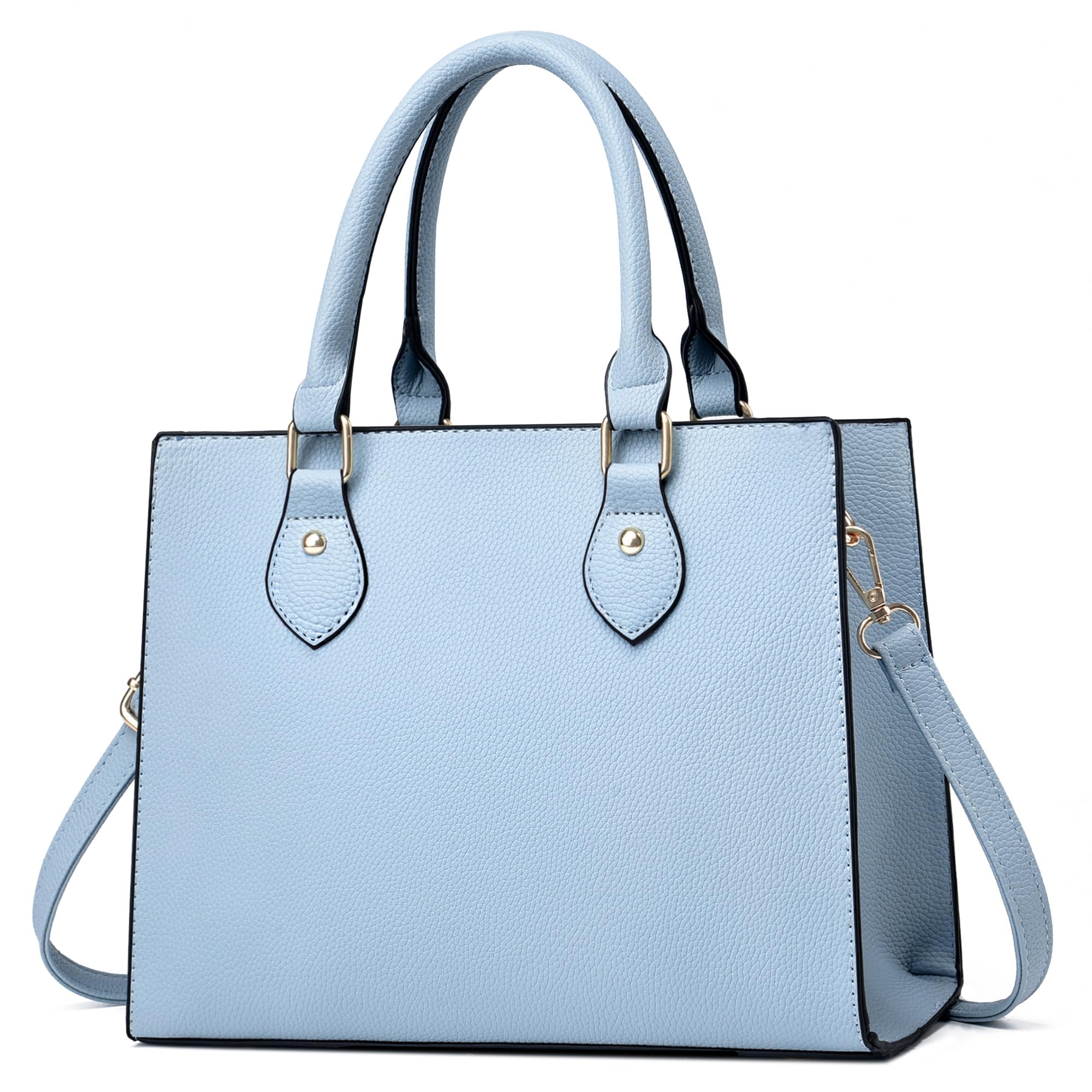 Bolsa De Mão Chicarousal Bolsas Tiracolo Em Couro Pu Liz Light Blue