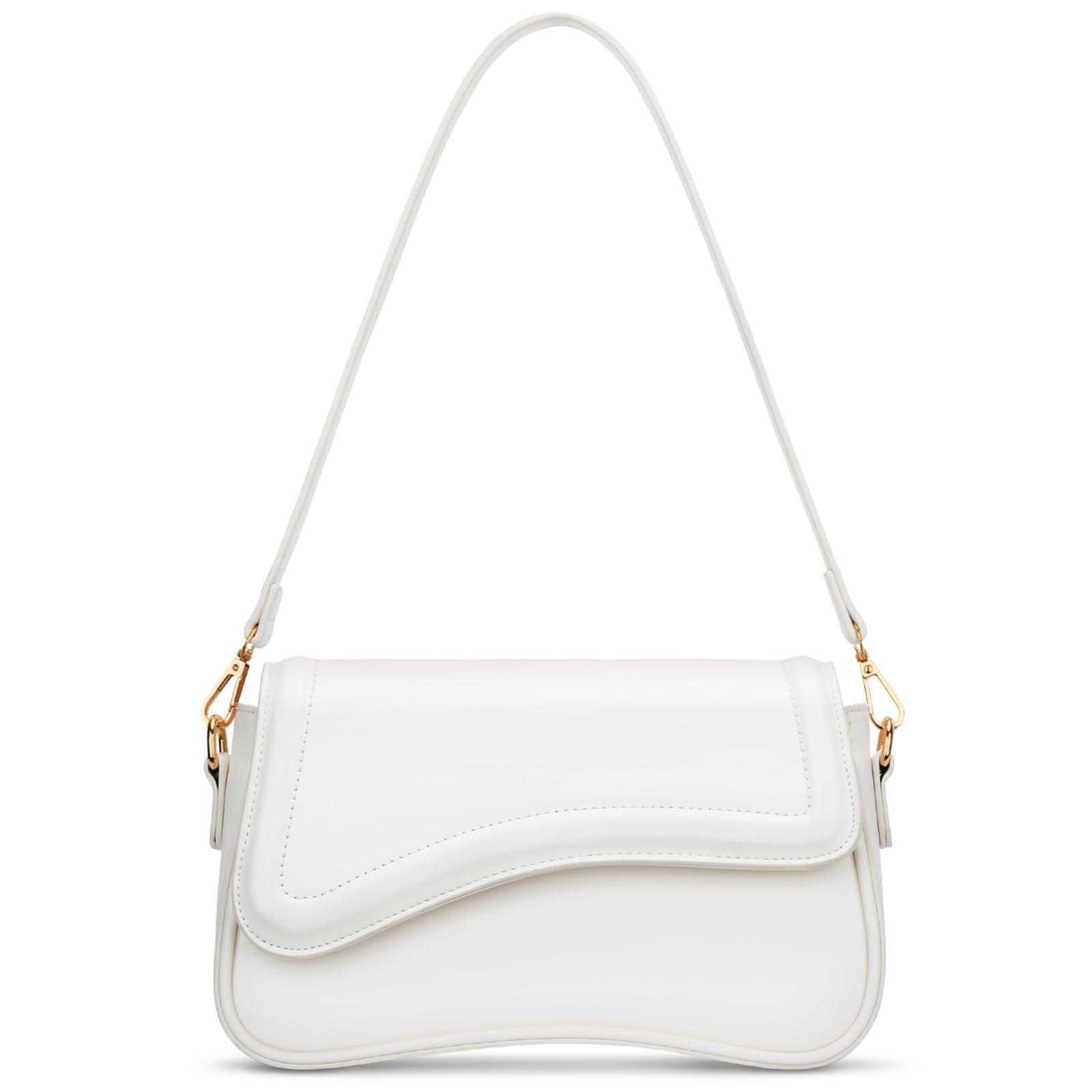 Bolsa De Ombro Kkxiu Small Clutch Purses Hobo Handbag Bege