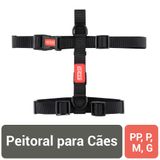 Peitoral Spike Black Para Cães - Pp