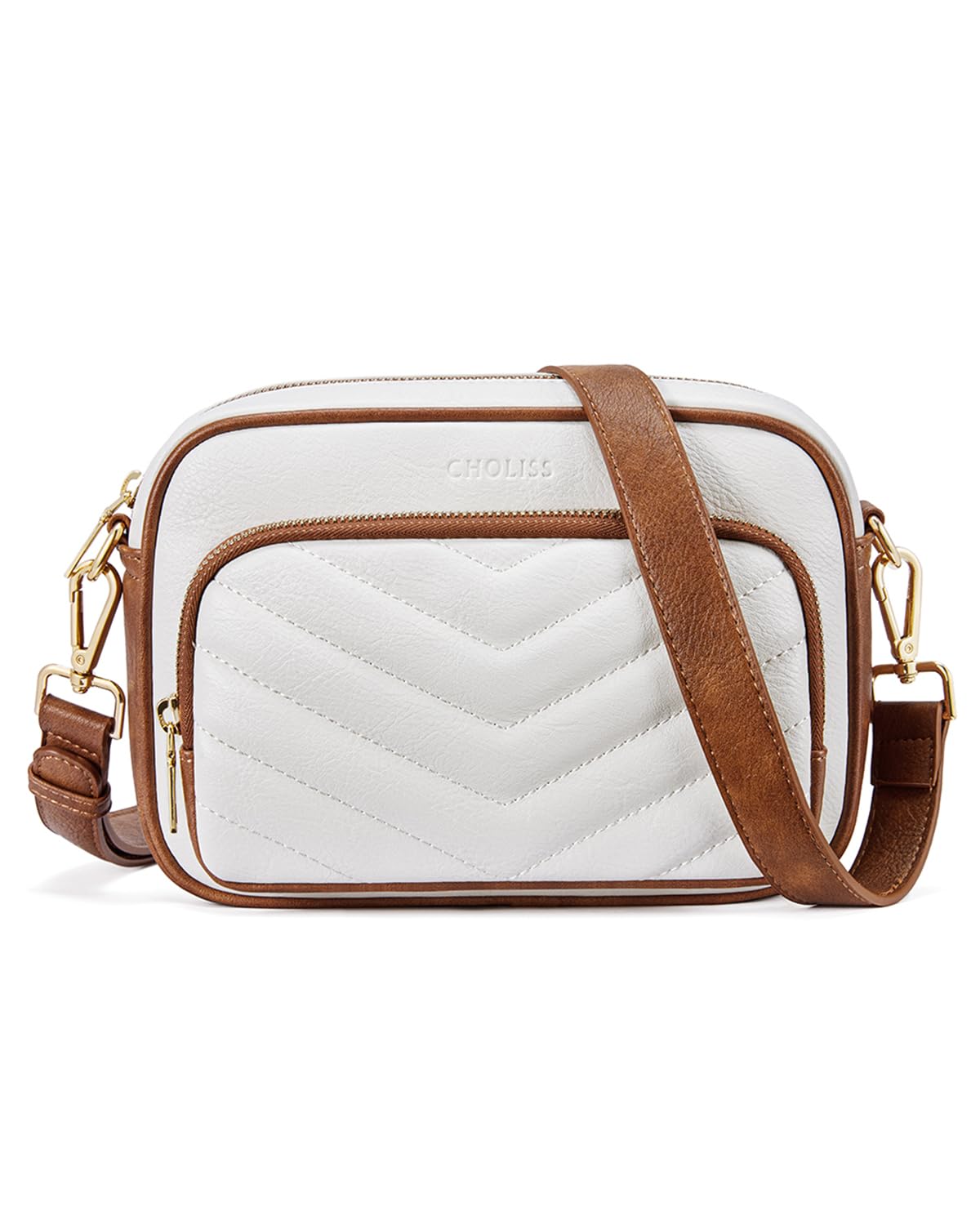 Bolsa Tiracolo Choliss Bolsa De Viagem De Couro Vegano Acolchoada Rfid