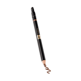 Lápis Kajal Para Olhos Com Esfumador Glam Marrom Intenso Eudora 1,1g