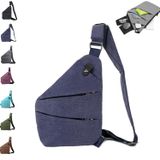 Bolsa De Viagem Anti-roubo Ocalil Para Mulheres E Homens Azul