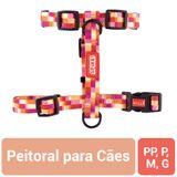 Peitoral Spike Pinkchess Para Cães - P
