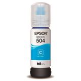 Garrafa de Tinta Epson T504 Ciano