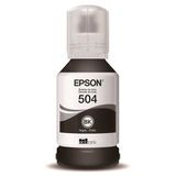Garrafa de Tinta Epson T504 Preta
