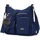 Bolsa Tiracolo Sukry Nylon Para Mulheres Impermeável Azul Escuro