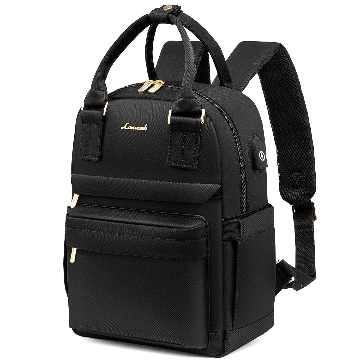 Mini Mochila Lovevook Impermeável Com Porta Usb Para Mulheres