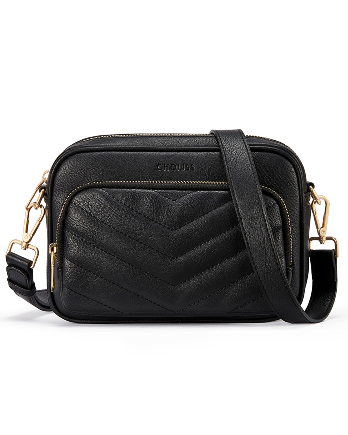 Bolsa Tiracolo Choliss Bolsa De Viagem De Couro Vegano Acolchoada Rfid