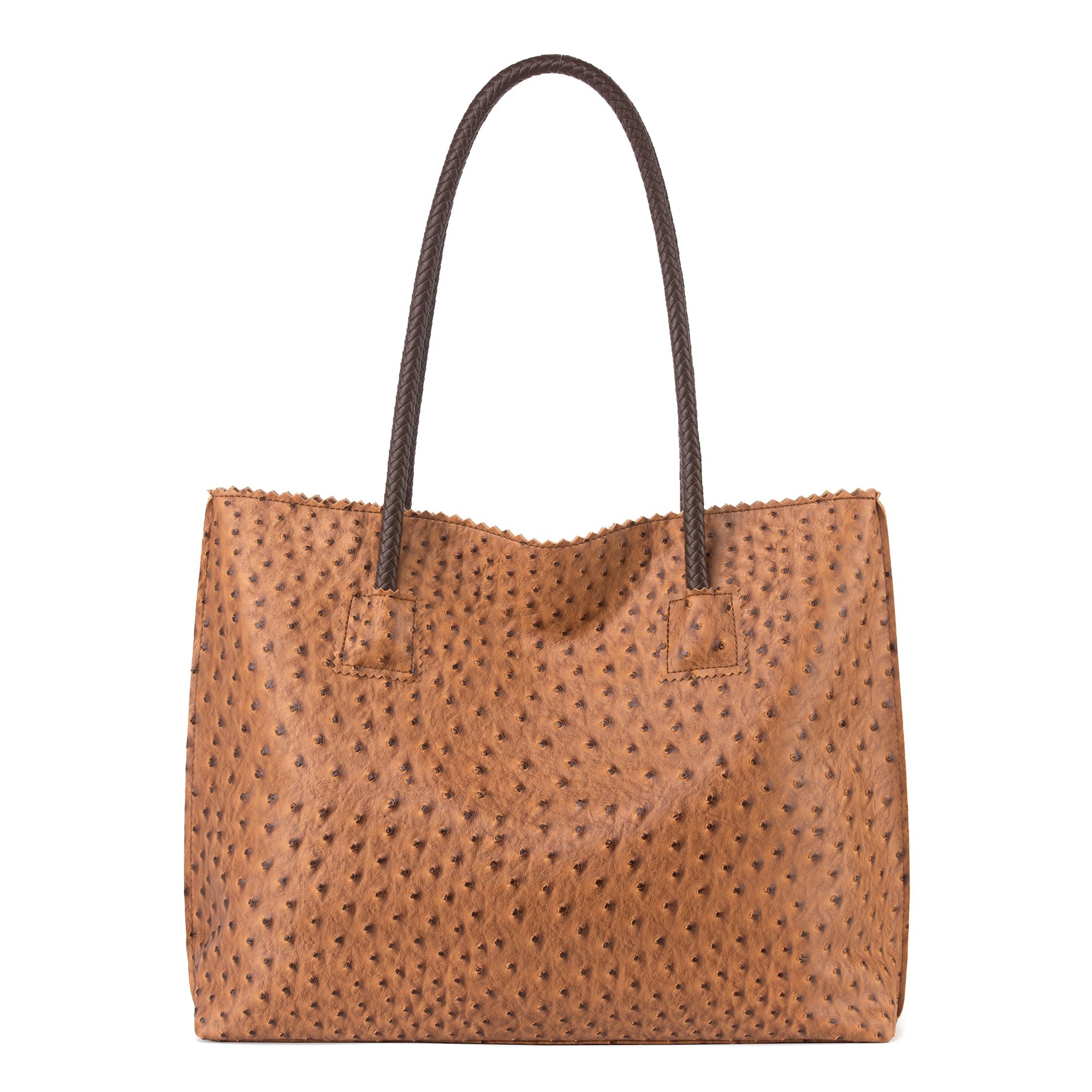 Sacola Milan Chiva Leather Para Mulheres Grande Marrom Claro