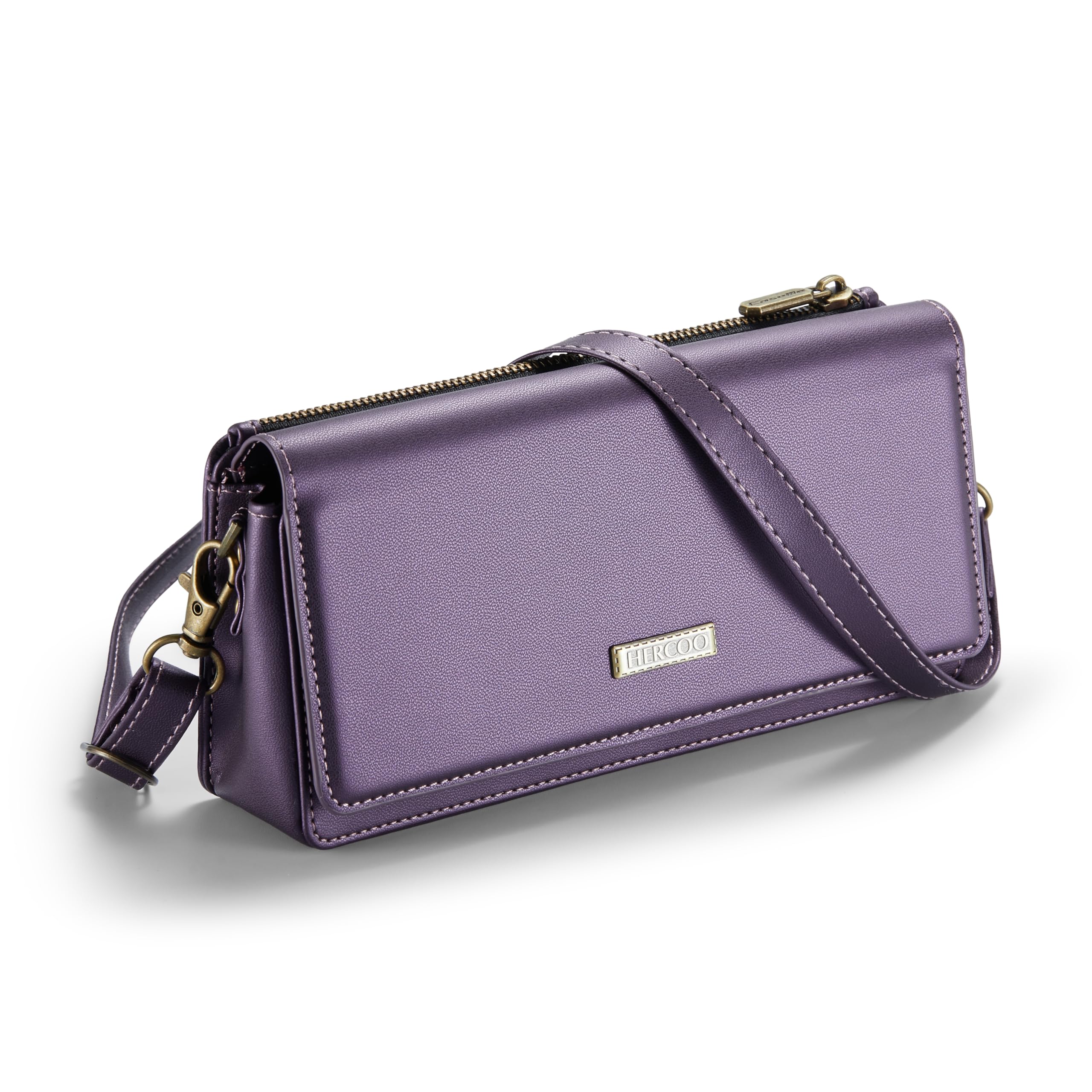 Bolsa Tiracolo Hercoo Bolsa Para Celular Pequena Com Bloqueio De Rfid Para Mulheres