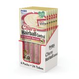 Cat Treat Inaba Churu Hairball Control 15 Ml X 24 Tubos De Frango