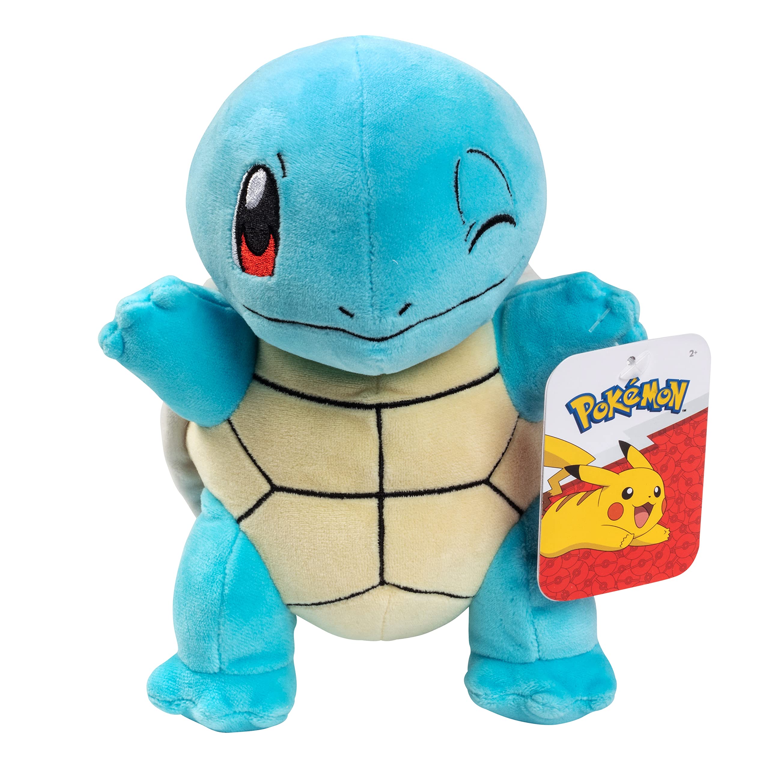 Brinquedo De Pelúcia Pokémon Squirtle De 20 Cm - Licenciado Oficialmente