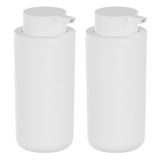 2x Dispenser De Parede Sabonete Detergente Ou Branco 500ml