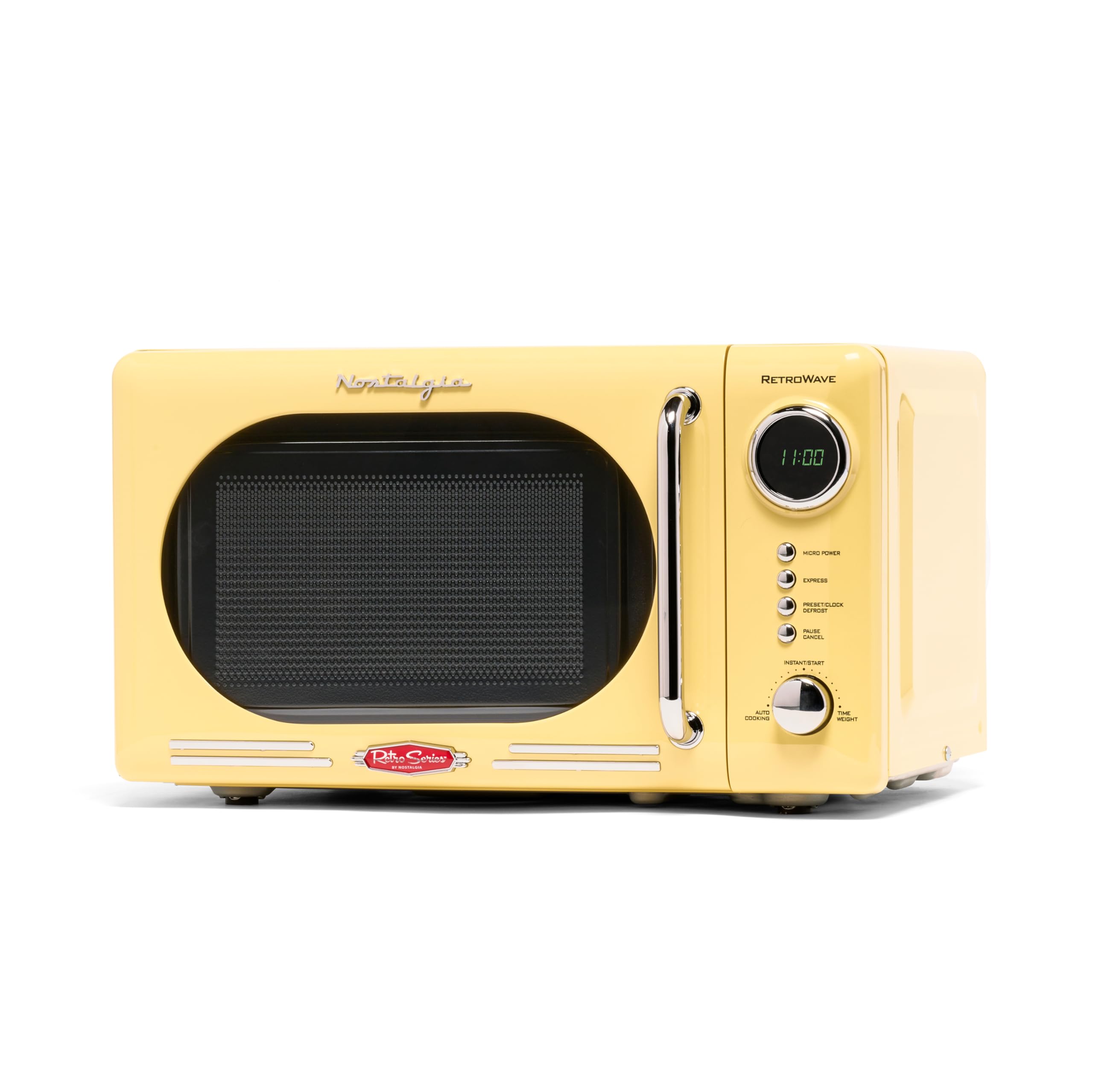 Forno De Microondas Nostalgia Nrmo7yw6a Retro 0,7 Pés Cúbicos 700w Amarelo