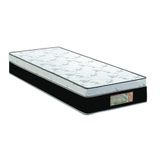 Colchao Solteiro Agflex Uni - Face Espuma D28 1,88 X 0,88 X 0,25 Branco E Preto