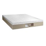 Colchão Queen Sensy Euro Pilow Molas Ensacadas 1,98x1,58x0,32 Branco E Bege