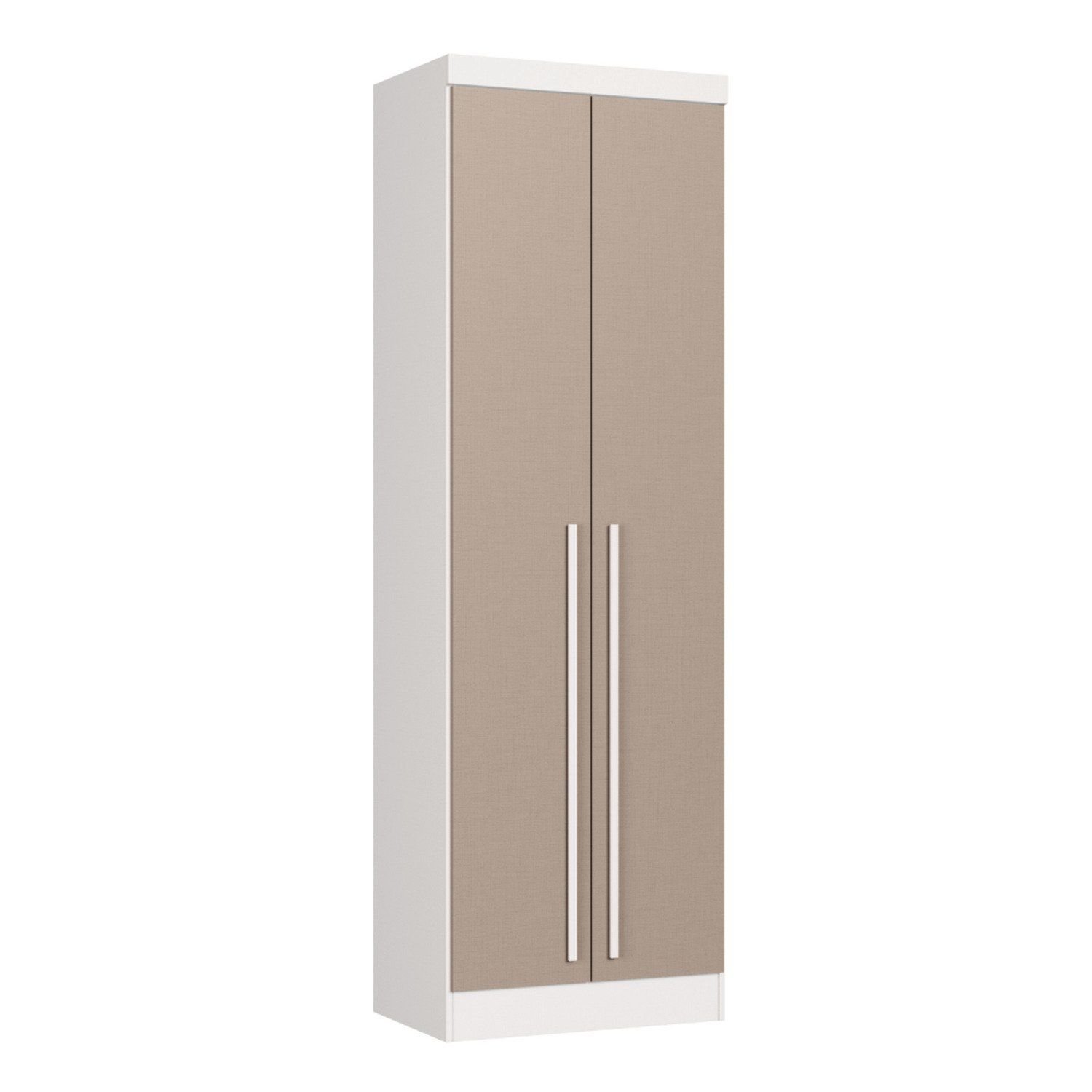 Guarda-roupa Modulado 2 Portas 3 Gavetas Com Cabideiro Infinity Branco Line/duna Line