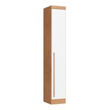 Guarda-roupa Modulado 1 Porta Infinity Cedro/branco Line