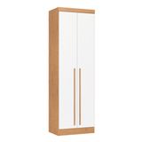 Guarda-roupa Modulado 2 Portas Infinity Cedro/branco Line