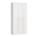 Guarda-roupa Modulado 3 Portas 2 Gavetas Infinity Branco Line