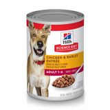 Comida Úmida Para Cães Hill&#39;s Science Diet Para Adultos De 1 A 6 Frango 390g X12