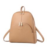 Mochila Nevenka Para Mulheres, Casual, De Couro Pu, Preta