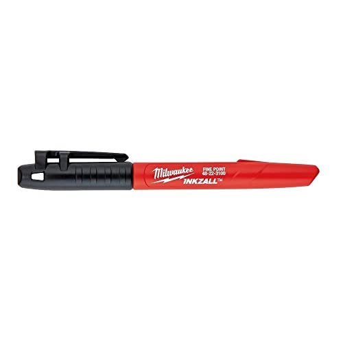 Marker Milwaukee Inkall Jobsite Fine Point Black (pacote Com 24)
