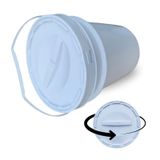 Balde Com Tampa De Rosca Para Festa Infantil - Kit 16 Pçs