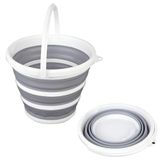 Balde Retrátil De Silicone 10 Litros - Compacto E Prático