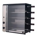 Churrasqueira A Gás Bancada Vertical 5 Espetos Gn 220v Stand