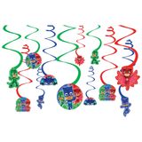 Decorações Suspensas American Greetings Pj Masks, Pacote Com 12
