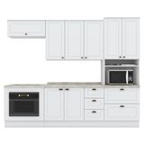 Cozinha Modulada 7 Pecas 272 Cm Ce790 Americana Branco Calcare Henn