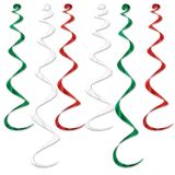 Decoração Para Pendurar Festas Beistle Twirly Whirlys, Pacote Com 6