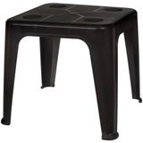 Mesa Plástica De Apoio Com Porta-copos Preta Mor