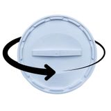 Balde 20l Tampa Rosqueavel Para Azeitona - Kit 16 Pçs