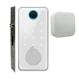 Fechadura Advance 8600a Branca Com Hub Wifi Segurança Smart