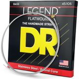 Cordas De Baixo Dr Strings Legend Em Aço Inoxidável Polido
