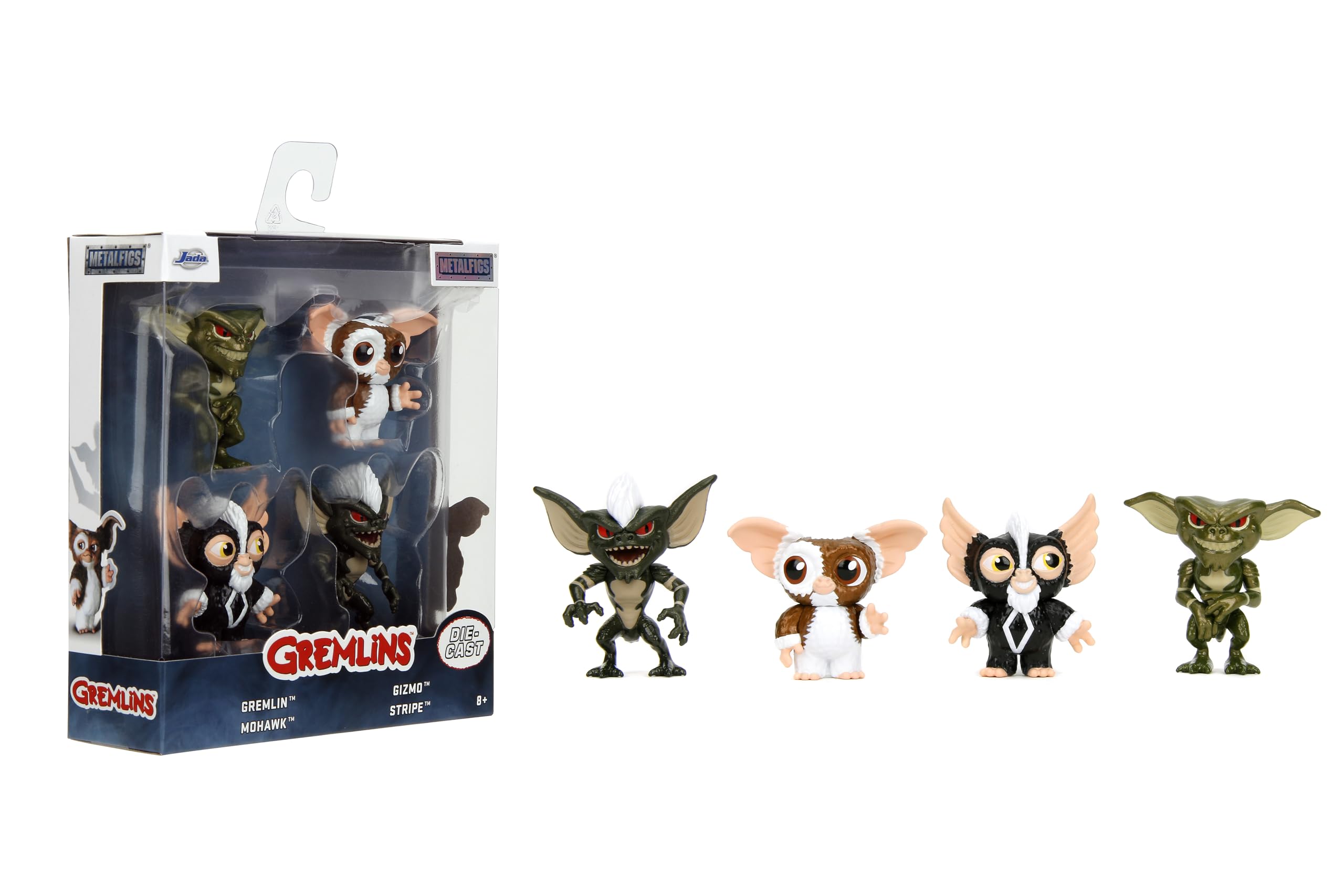 Pacote Com 4 Bonecos Fundidos Sob Pressão Toy Jada Toys Gremlins