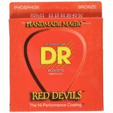 Cordas De Guitarra Acústica Dr Strings Red Devils Red Coated