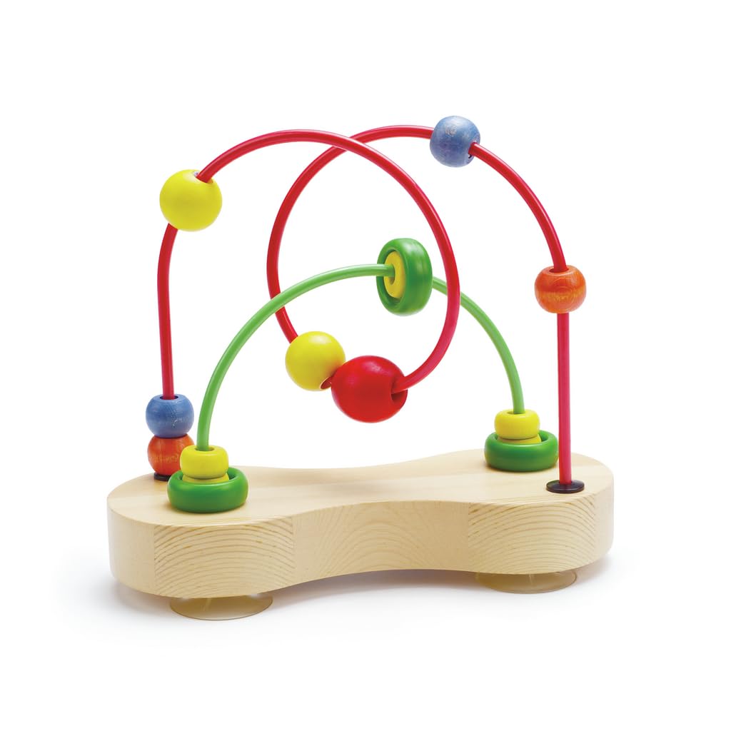 Bead Maze Toy Hape Double Bubble Wooden Para Bebês+6m