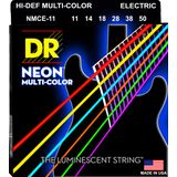 Cordas De Guitarra Elétrica Dr Strings Hi-def Neon Nmce-11